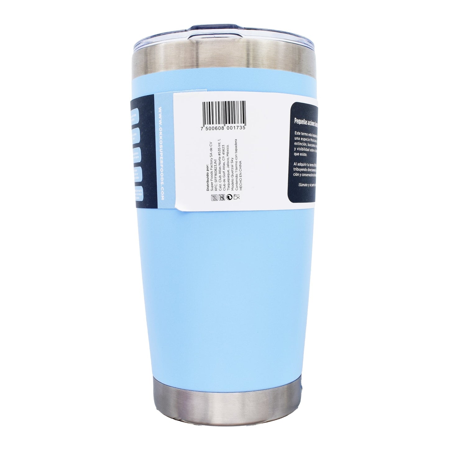 Termo Quetzal Azul 1 Pz (OKKO SUPER FOODS)