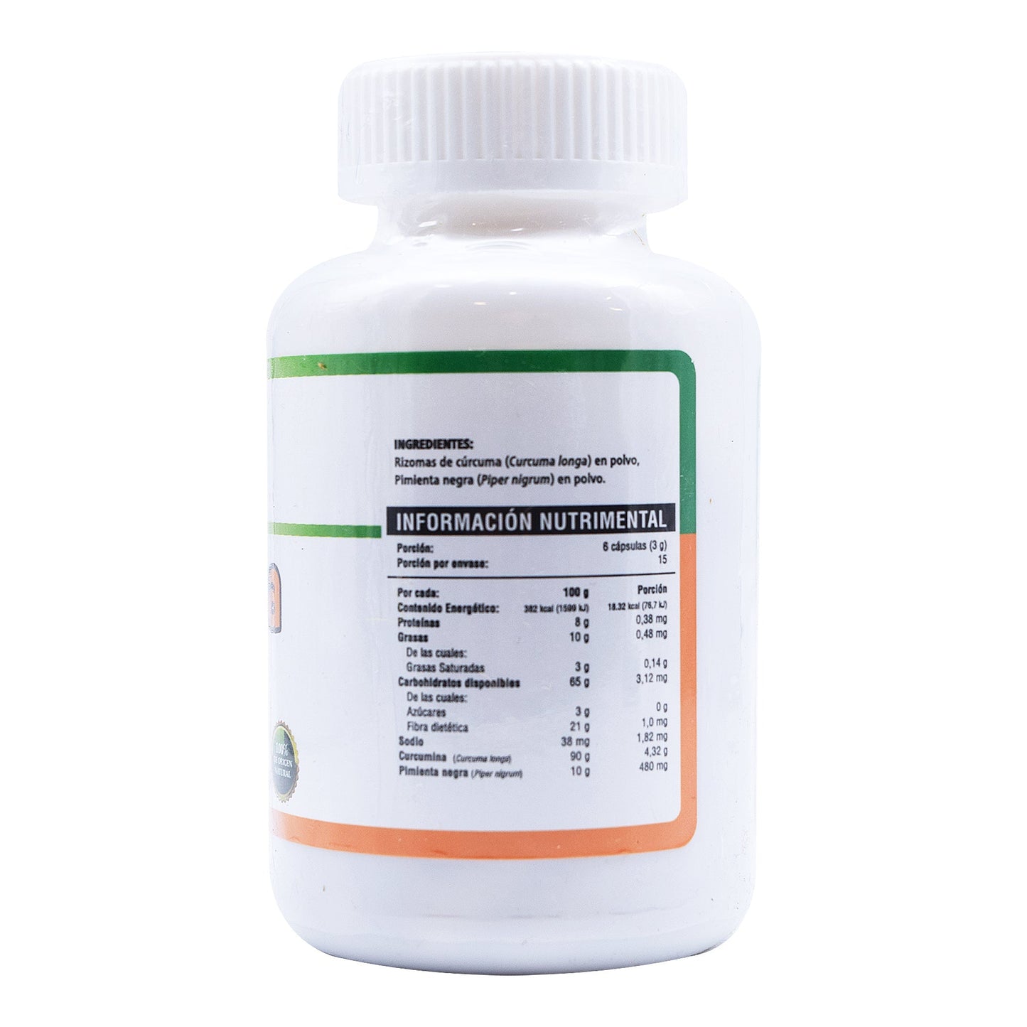 Curcumina Plus 90 Cápsulas (MARGARITA NATURAL)