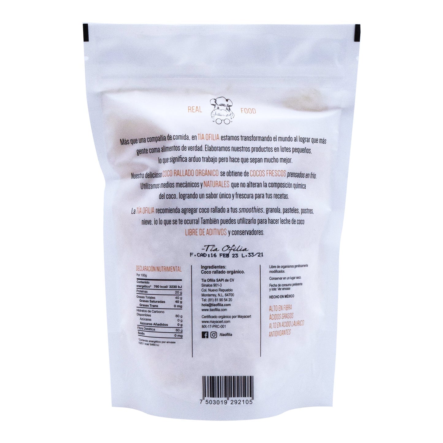 Coco Rallado 200 G (TIA OFILIA)