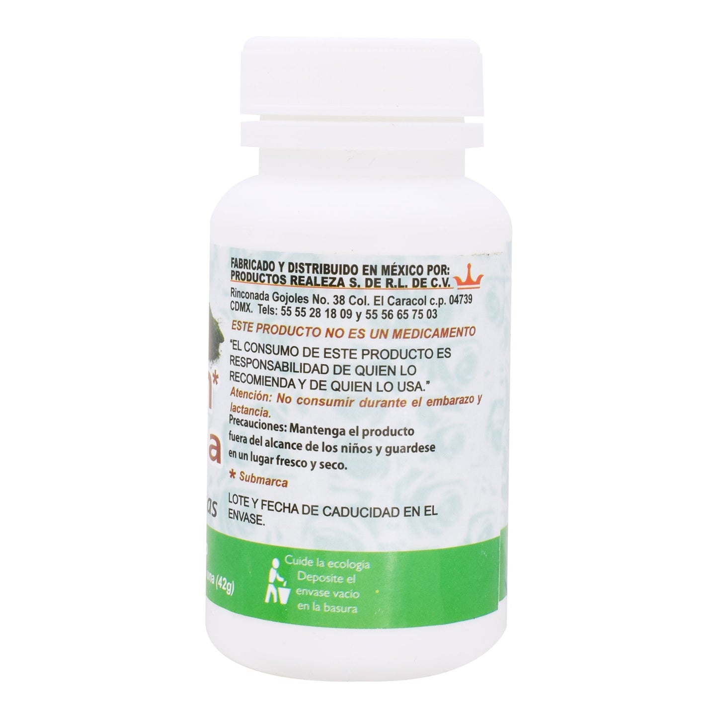 Chlorella 60 Cápsulas (ROYALTY NATURAL)
