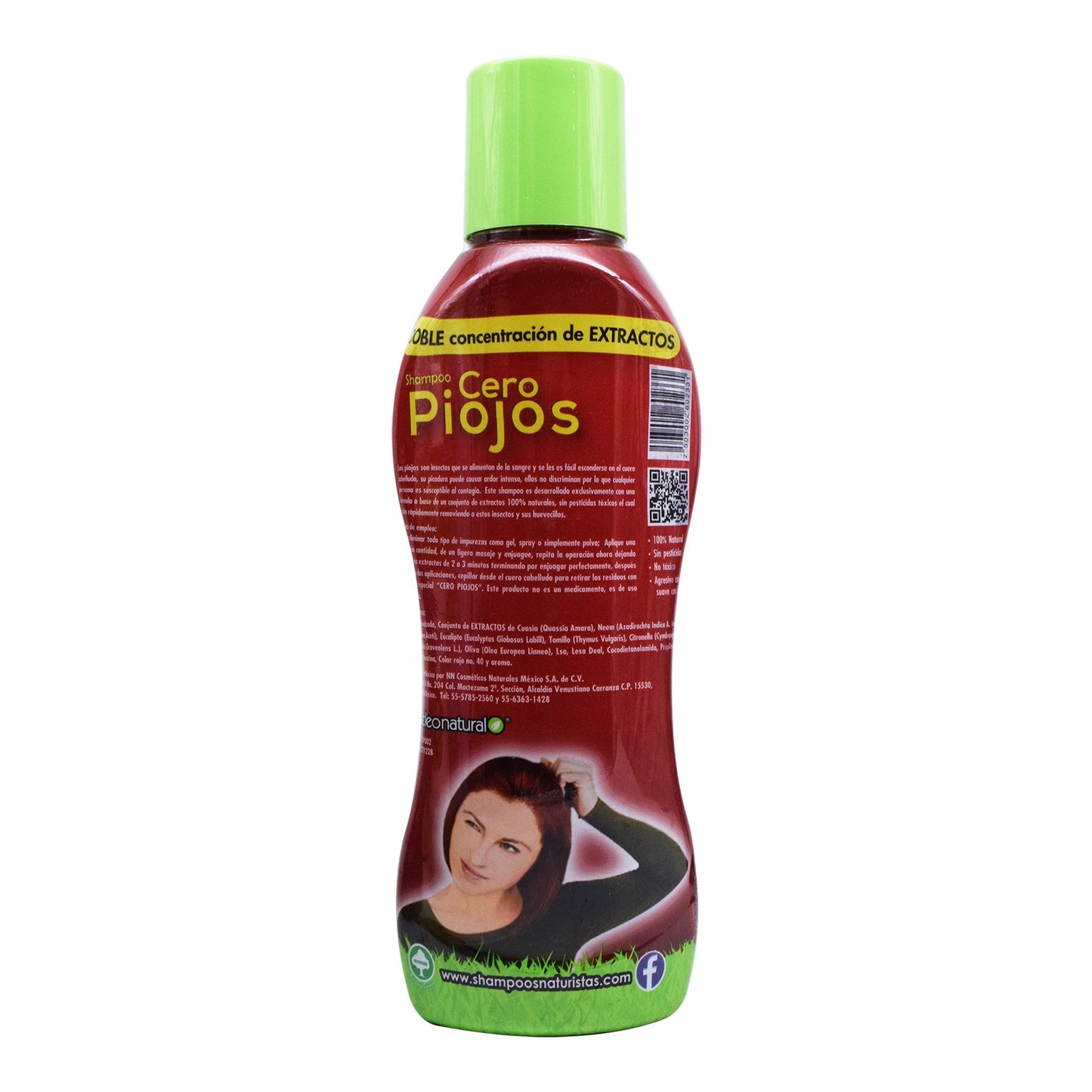 Shampoo Cero Piojos 1100 Mililitros (GRANATURAL)