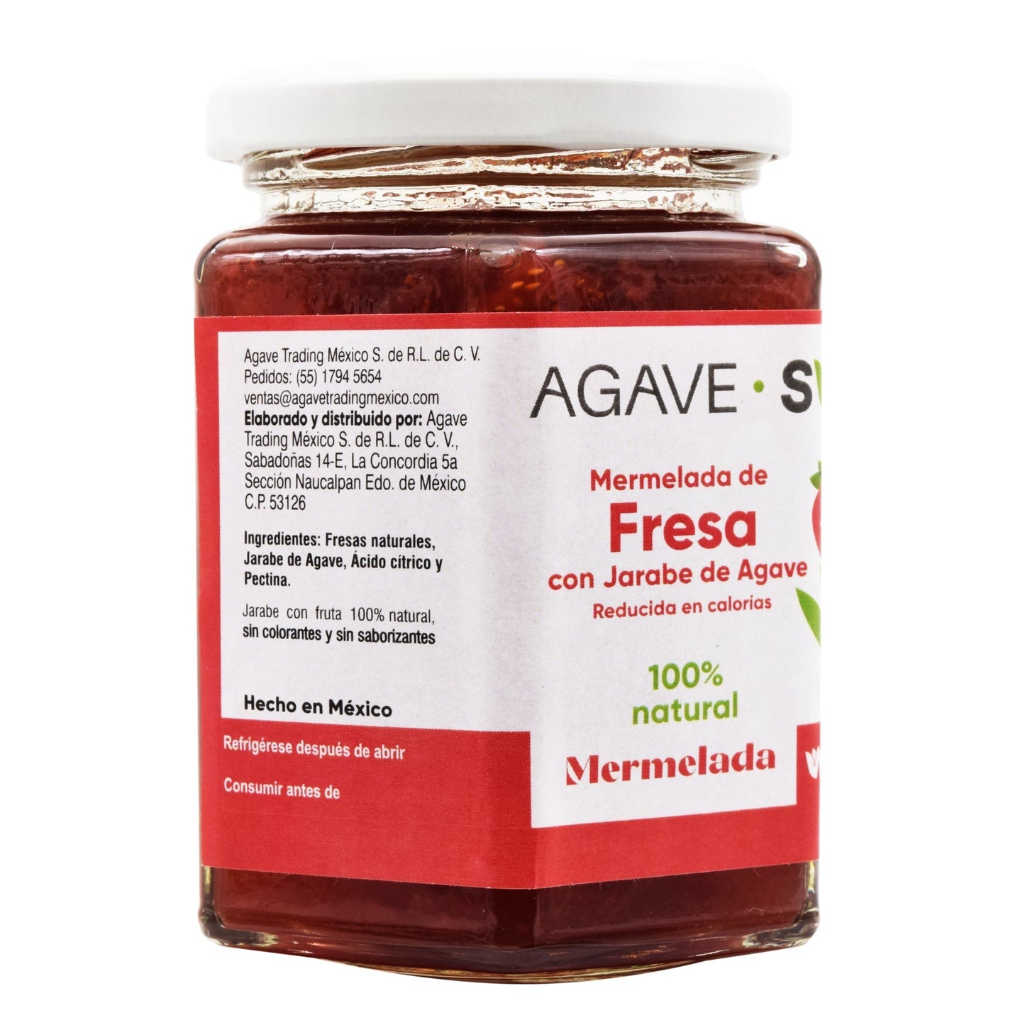 Mermelada De Fresa 285 G (AGAVE SWEET)