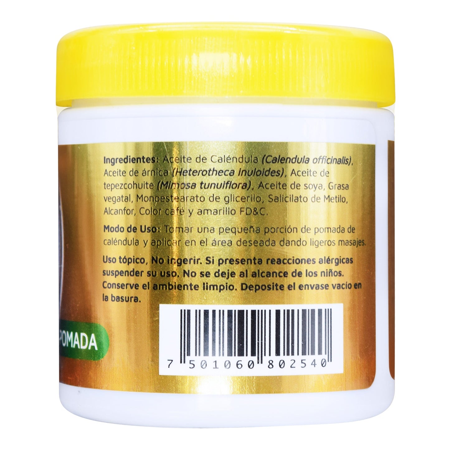 Pomada De Calendula 125 G (VIDANAT/POMADAS)