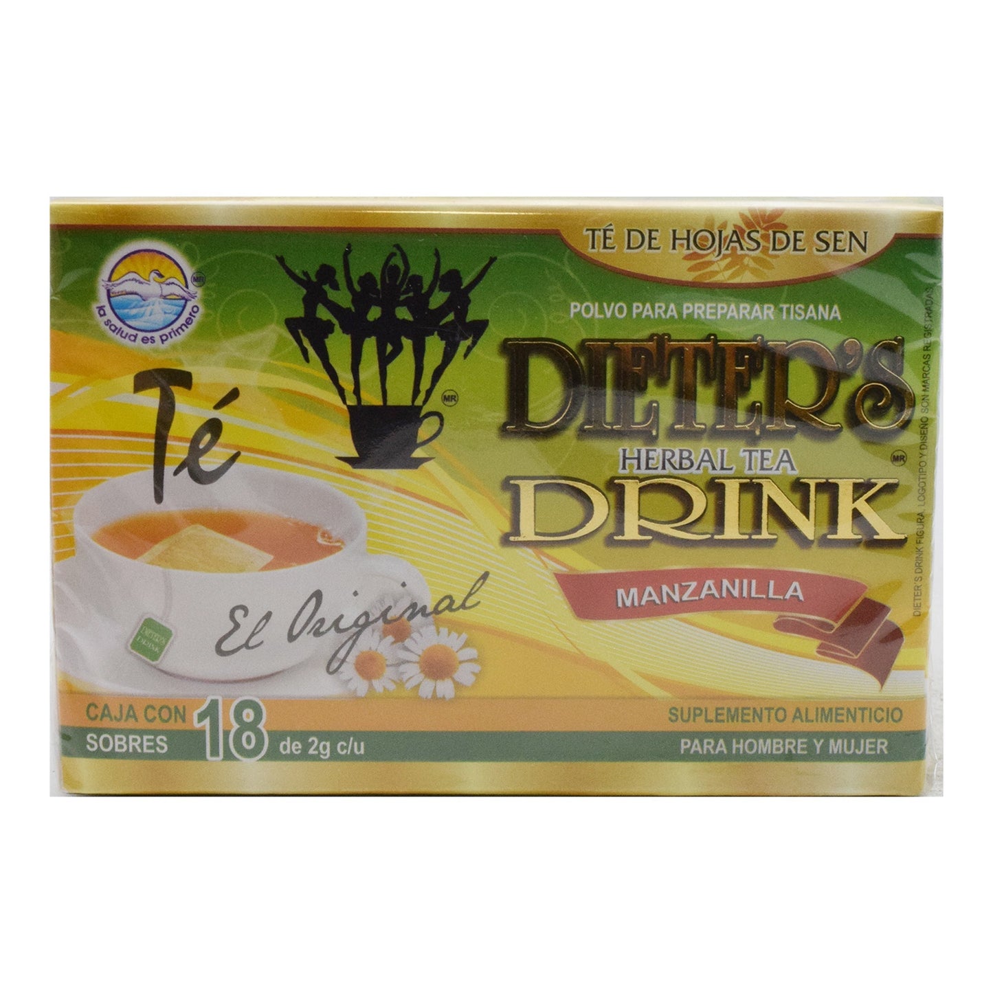 Te Dieters Drink Manzanilla 18 Sob (DIETERS DRINK)