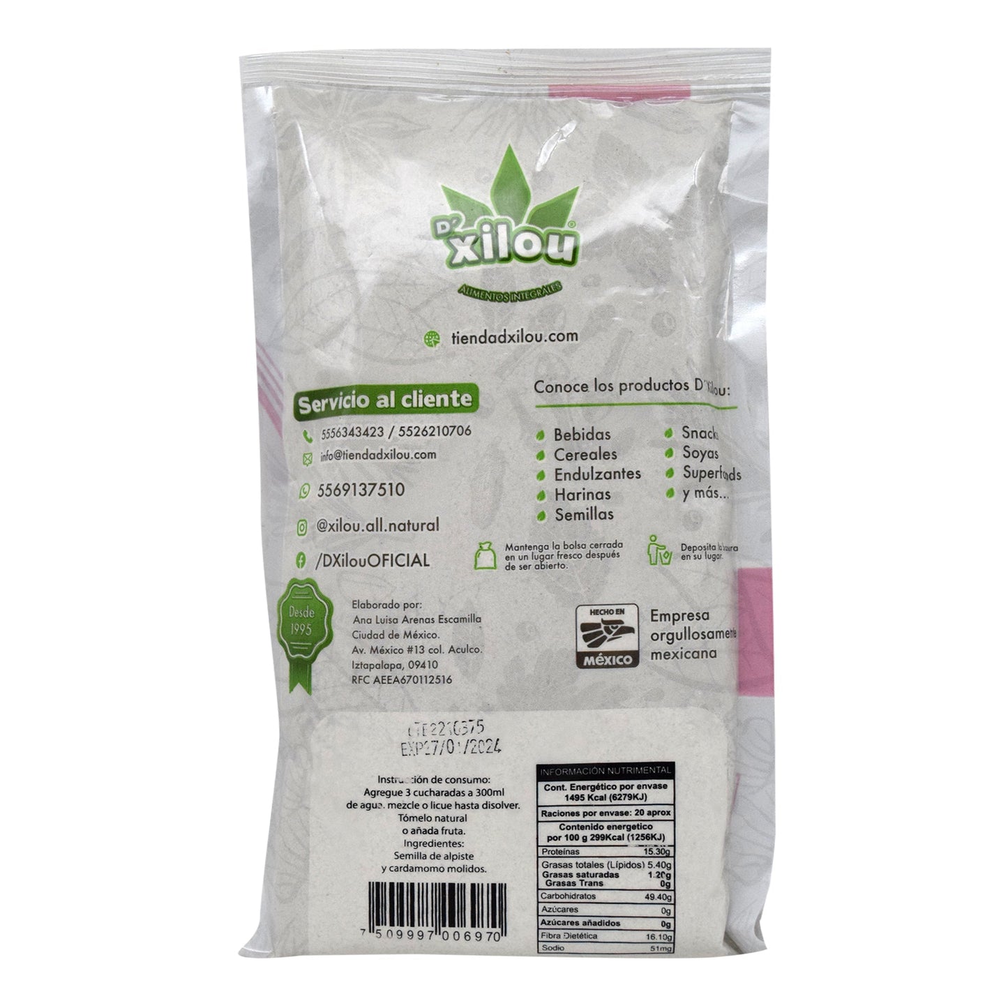 Alpisteche 500 G (DXILOU ALL NATURAL)