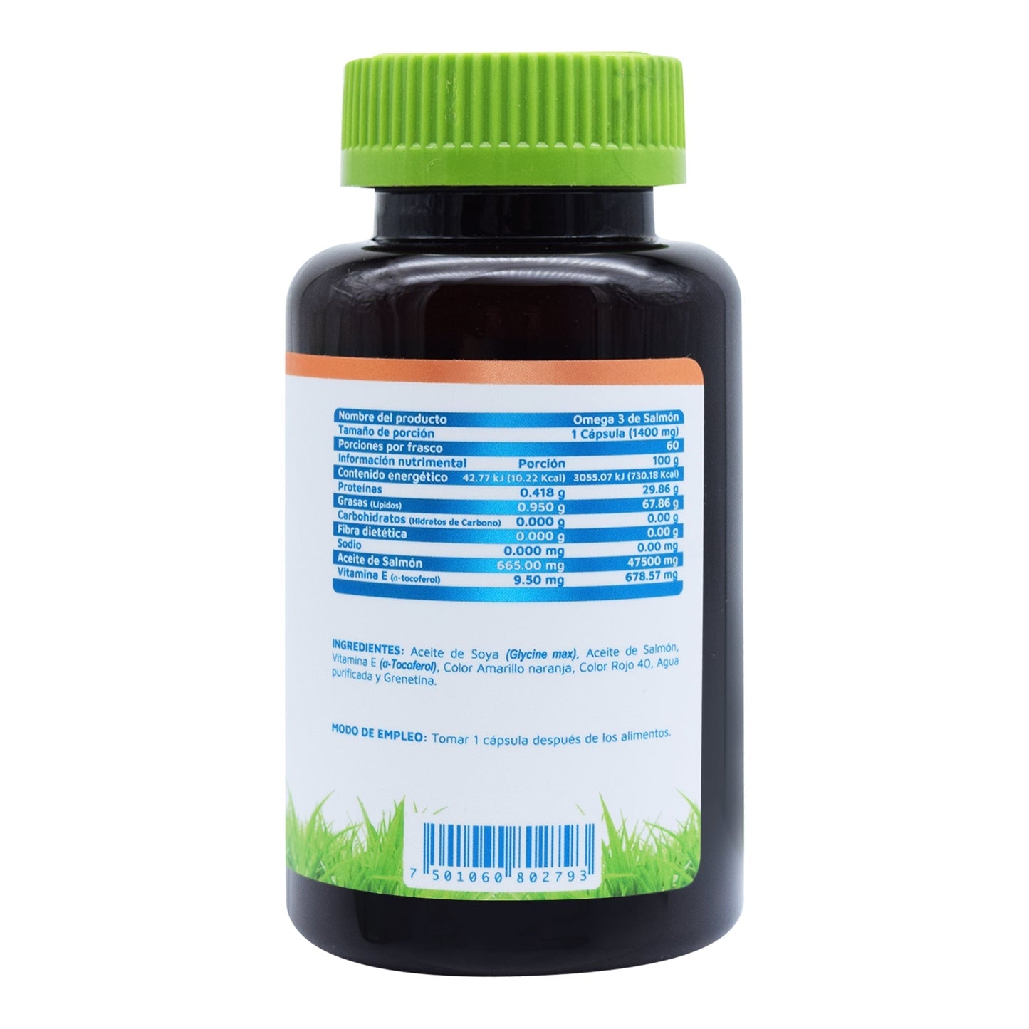 Omega 3 De Salmon 60 Cápsulas (VIDANAT/VITAMINAS)