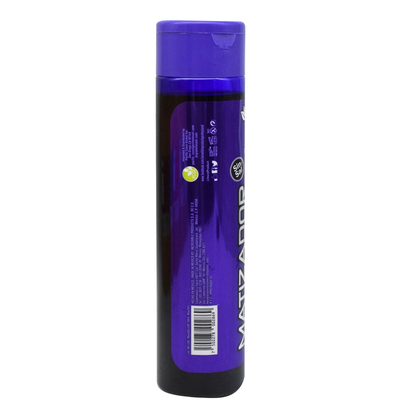 Shampoo Matizador 500 Mililitros (INCREDIBLE PRODUCTS)