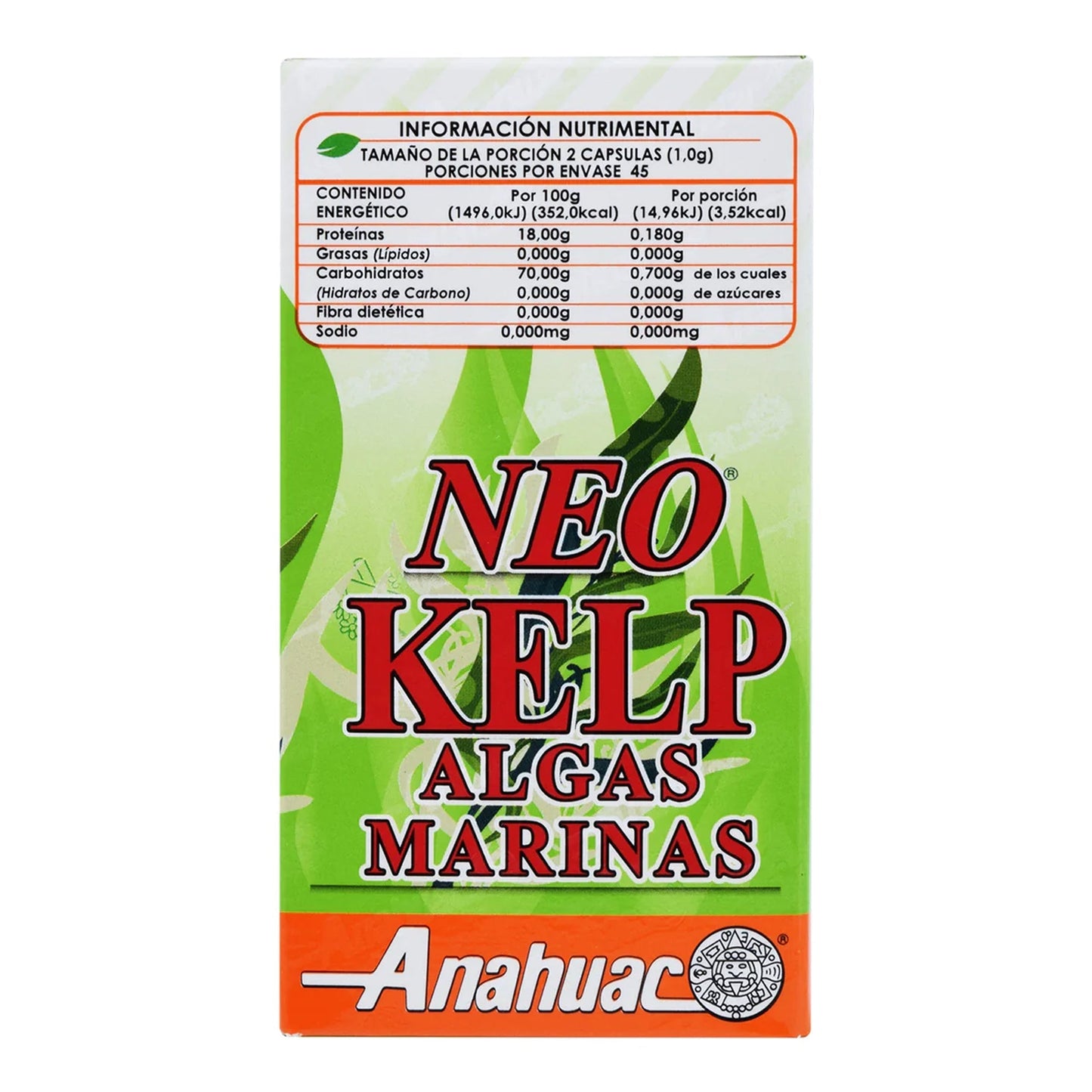Alga Marina Kelp 90 Cápsulas (ANAHUAC)