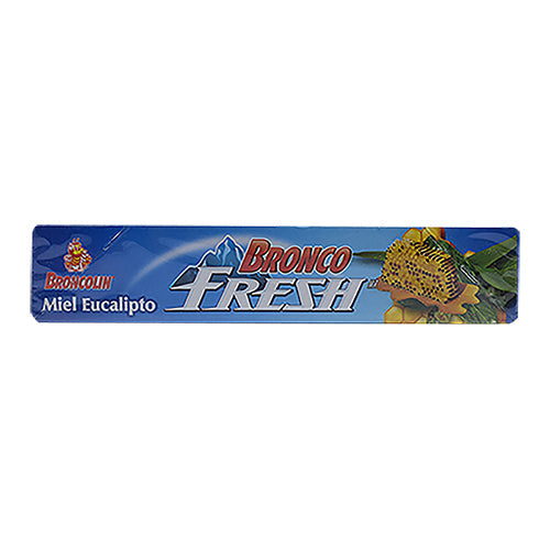 Caramelo Miel Mentol Bronco Fresh 33 G (Paquete 12) (BRONCOLIN)