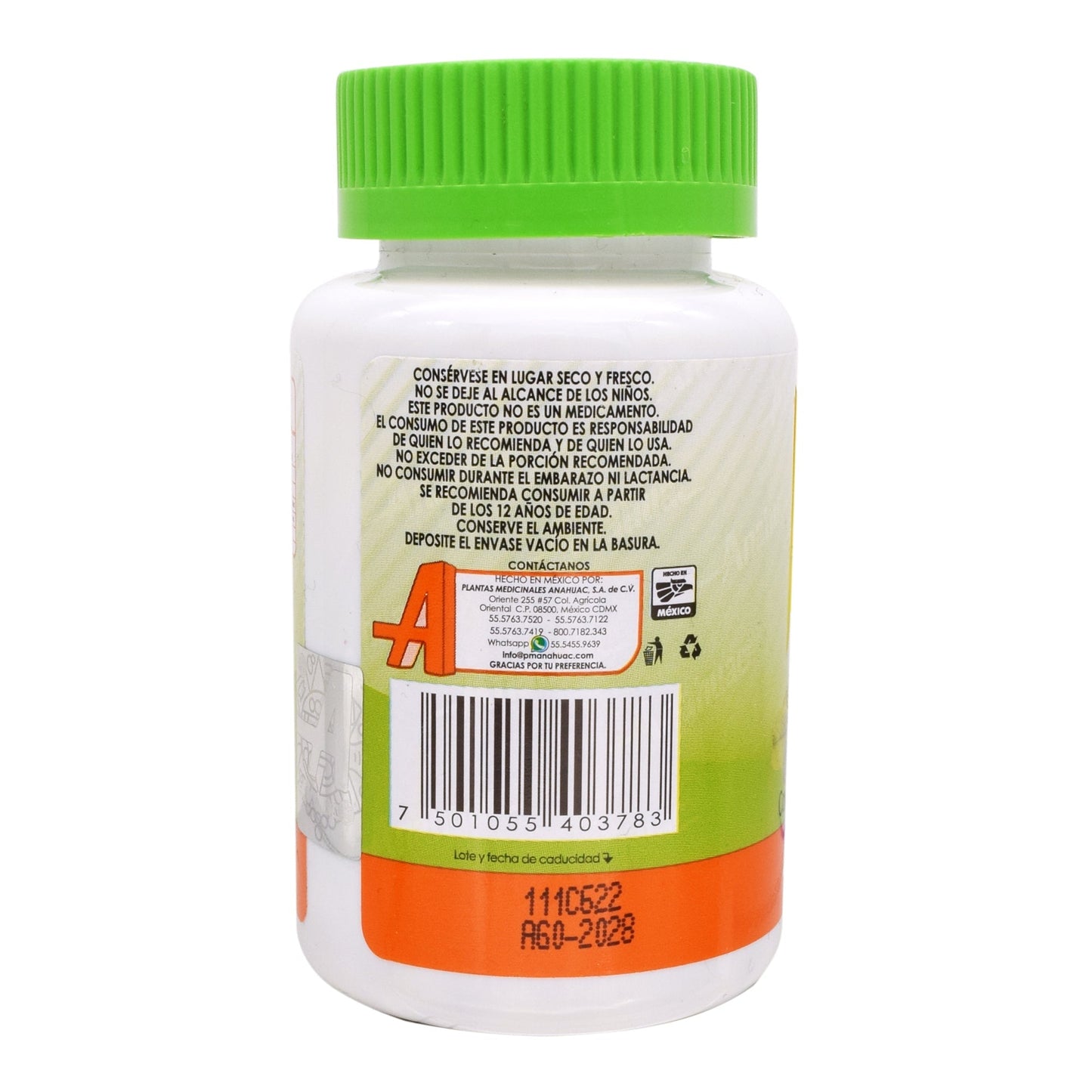 Uí±a De Gato 100 Cápsulas (ANAHUAC)