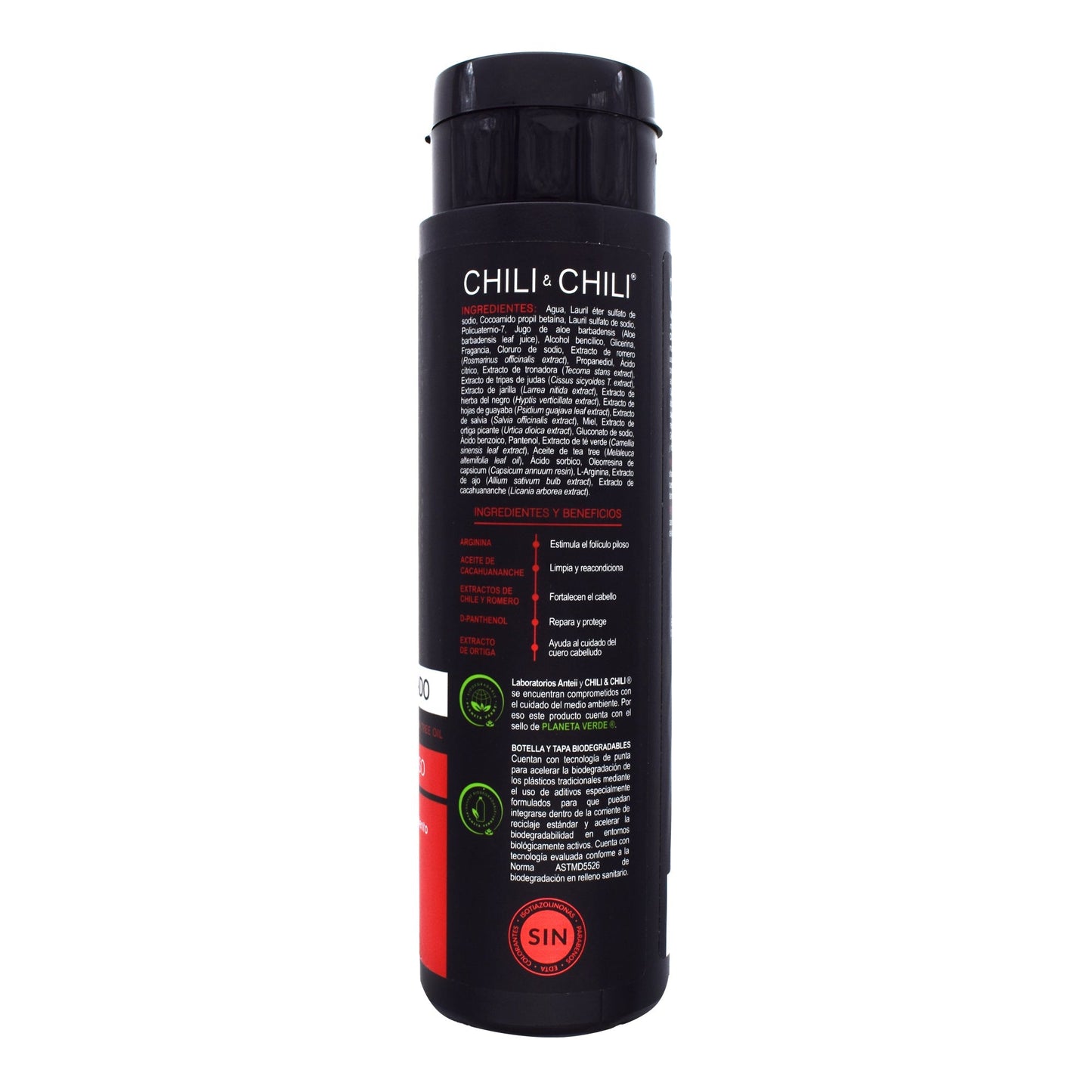 Shampoo Black Con L Arginina (CHILI & CHILI)
