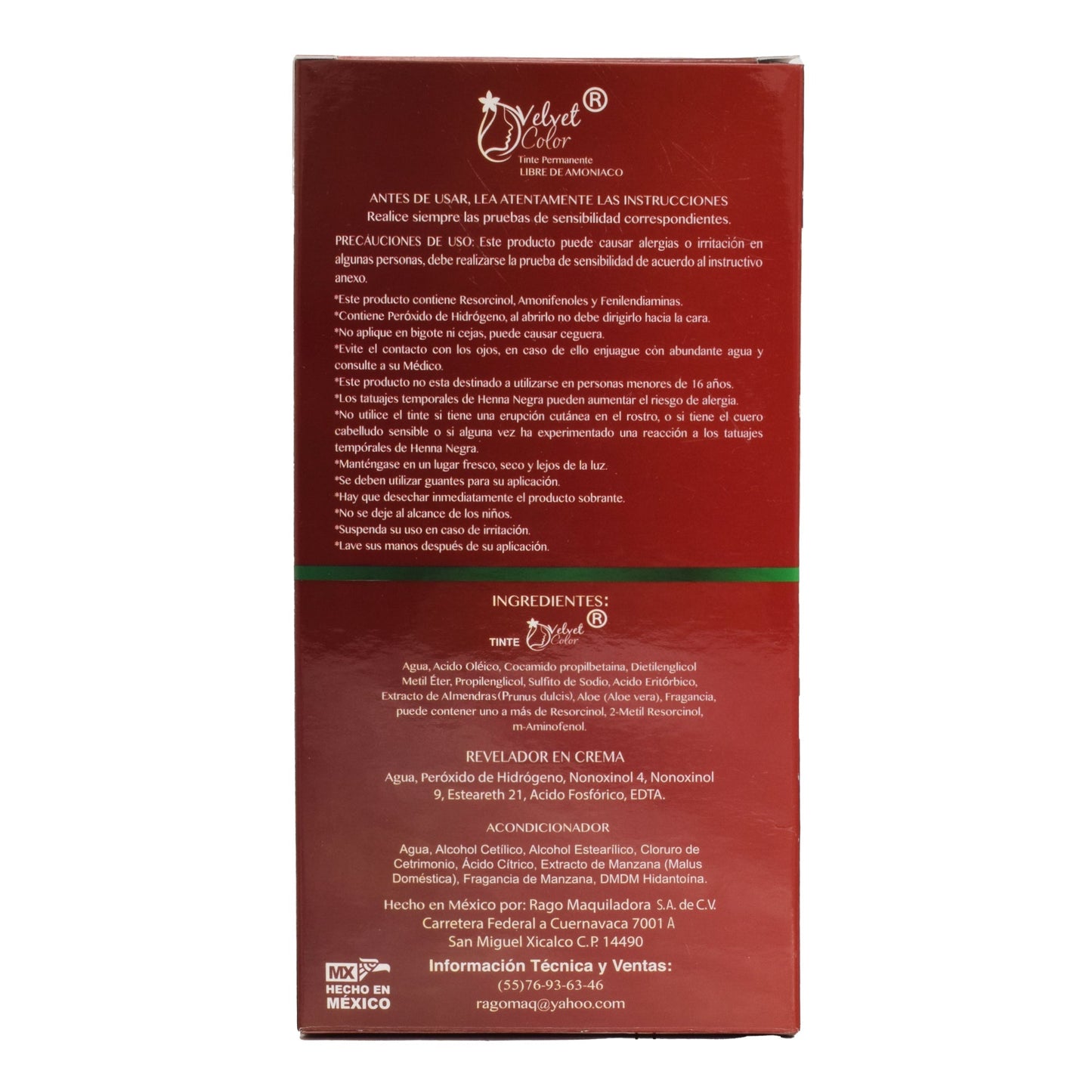 Tinte Rubio Dorado 150 Mililitros (NATURAL COLOUR)