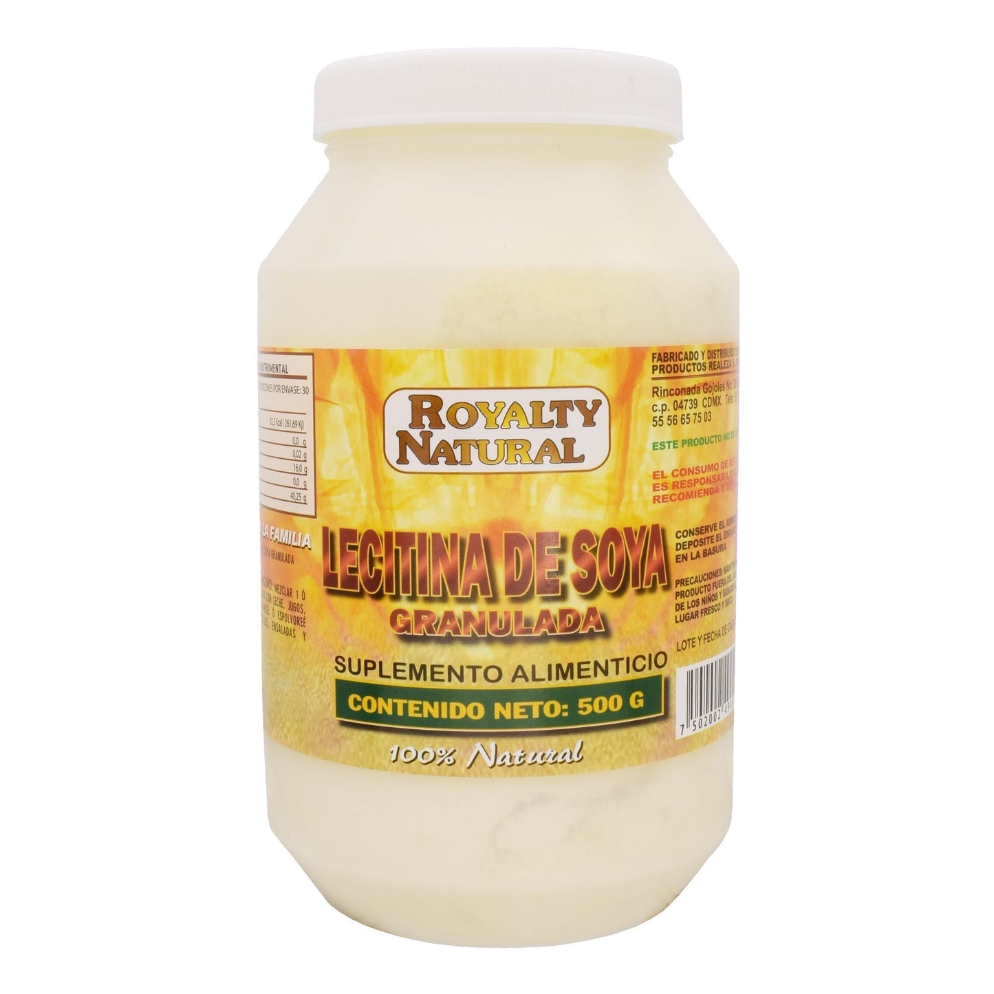 Lecitina De Soya Granulada 500 G (GOLDEN HARVEST)