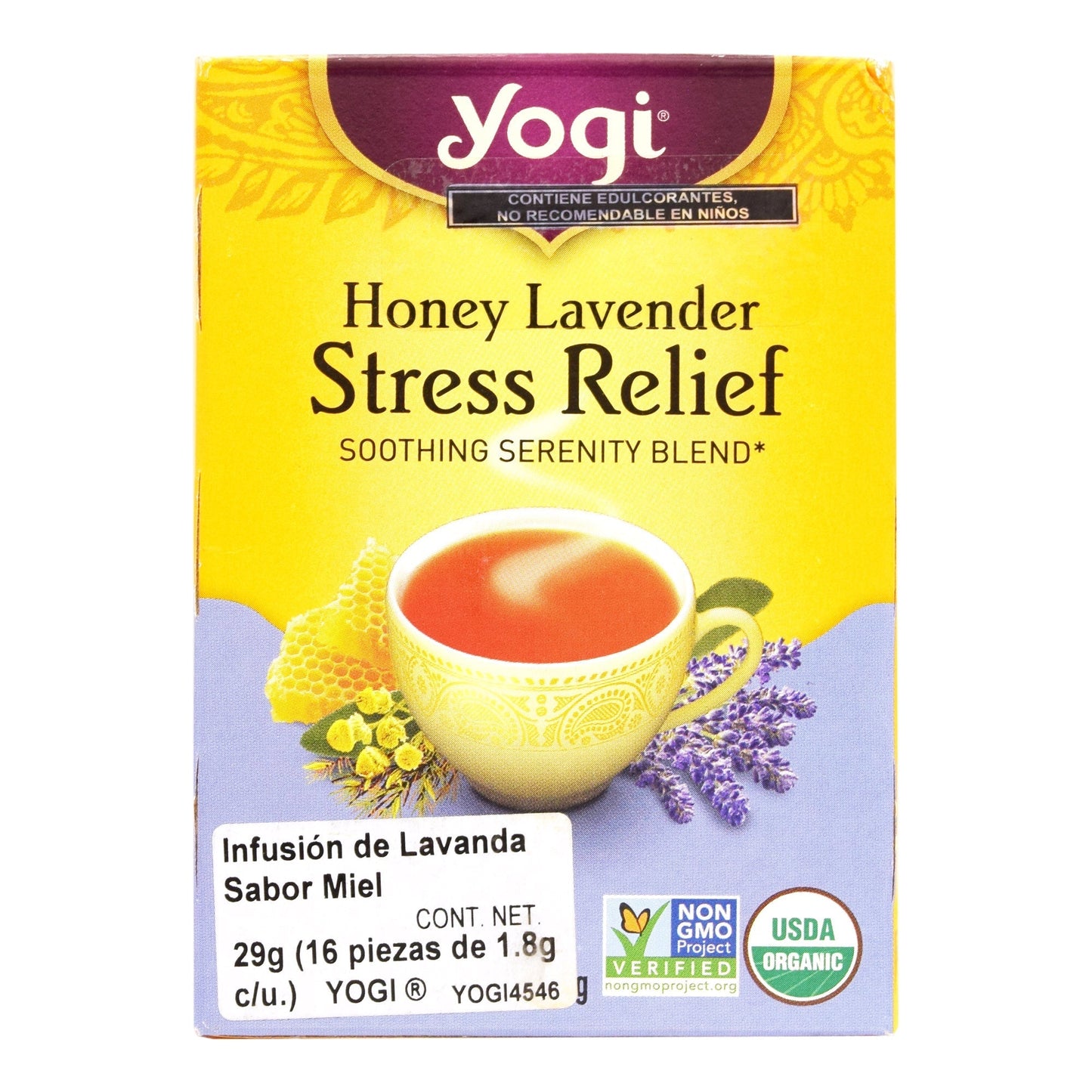Infusion De Lavanda Miel 16 Sob (YOGI)