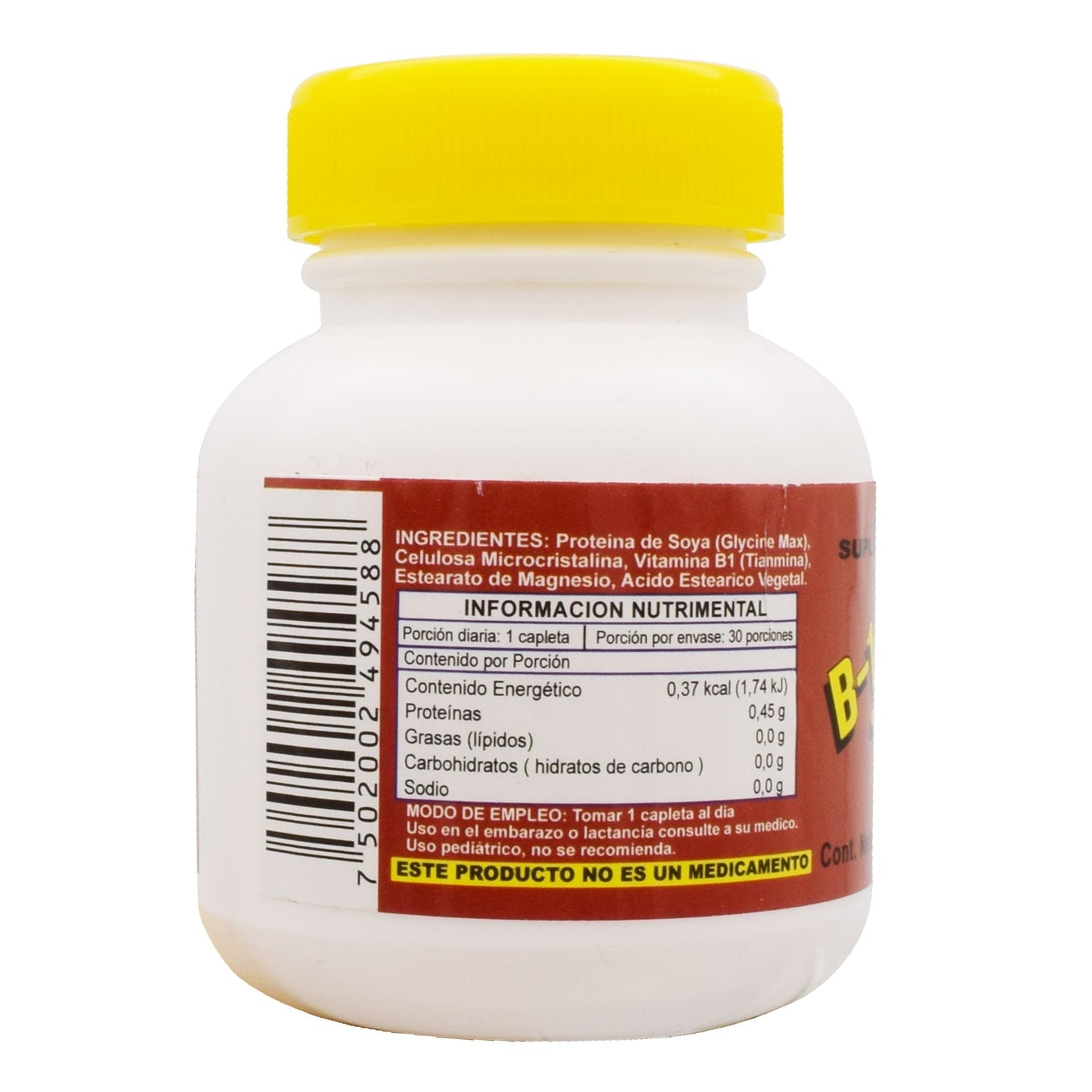 Tiamina 30 Cápsulas (RIKET NATURAL)