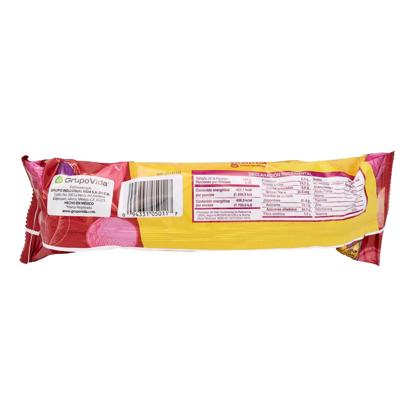 Galleta De Avena Arandano Yoghurt 90 G (GRANVITA)