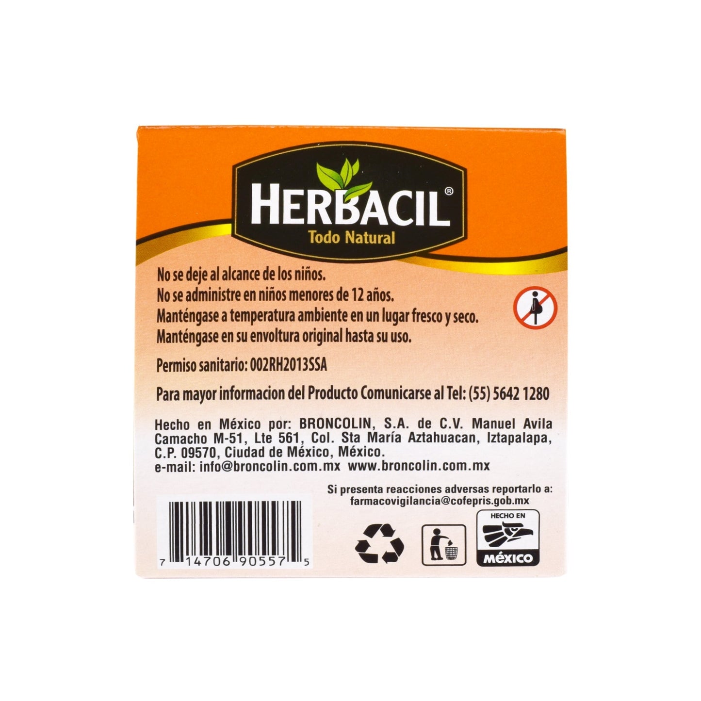 Te De Cuachalalate 25 Sob (BRONCOLIN)