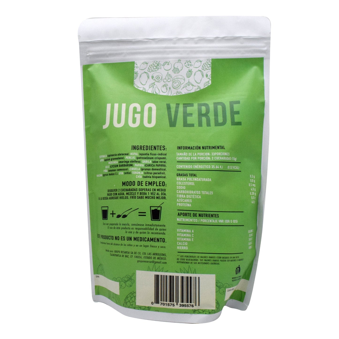 Jugo Verde 400 G (RESARSA)