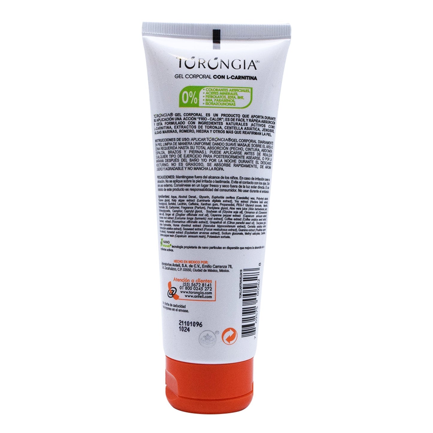 Gel Corporal Con Carnitina Torongia 100 G (TORONGIA)