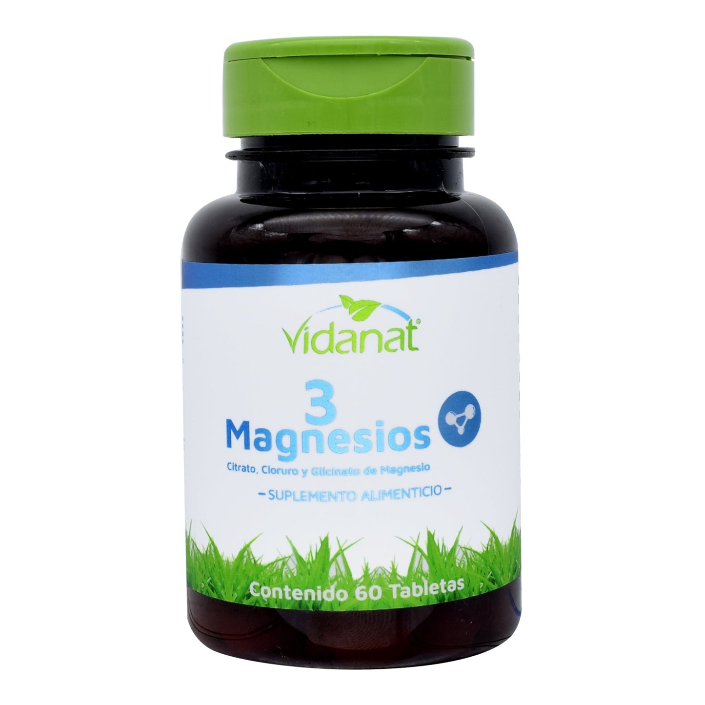 3 Magnesios 60 Tabletas (VIDANAT/VITAMINAS)