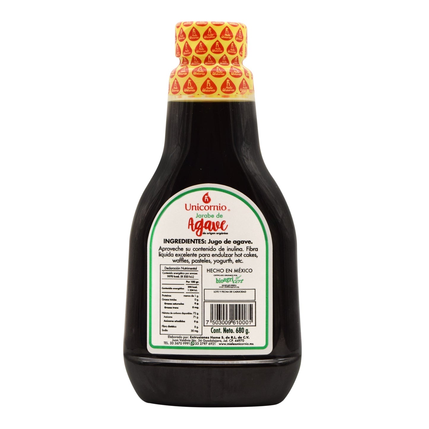 Jarabe De Agave 680 G (UNICORNIO)
