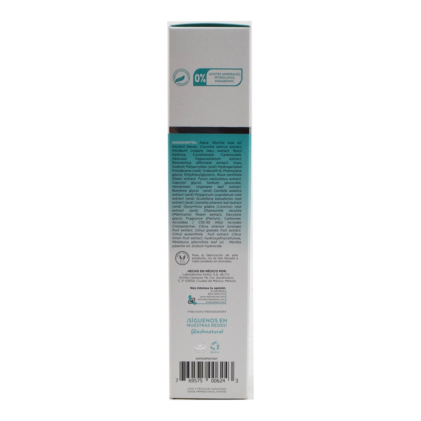 Suero Facial Hidratante 60 Mililitros (ASH)