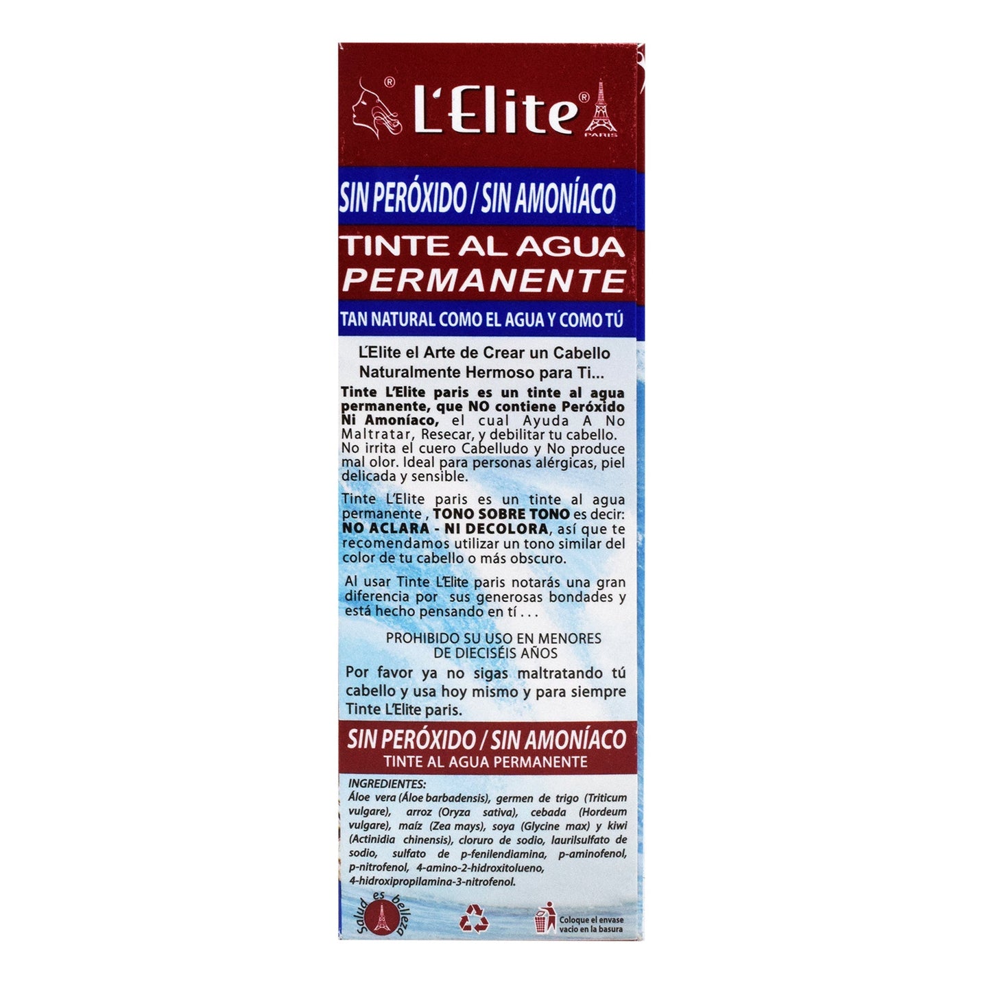 Tinte Rubio Cenizo Mediano 10 G (LELITE)