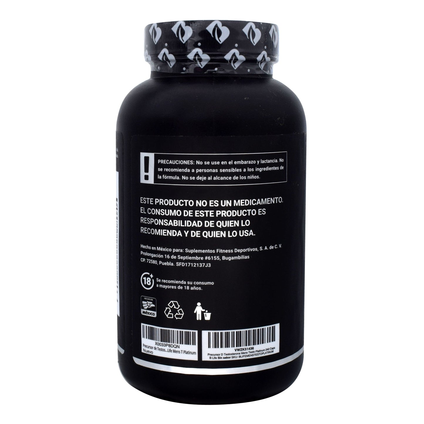 Mens T Platinum 240 Cápsulas (BLIFE)