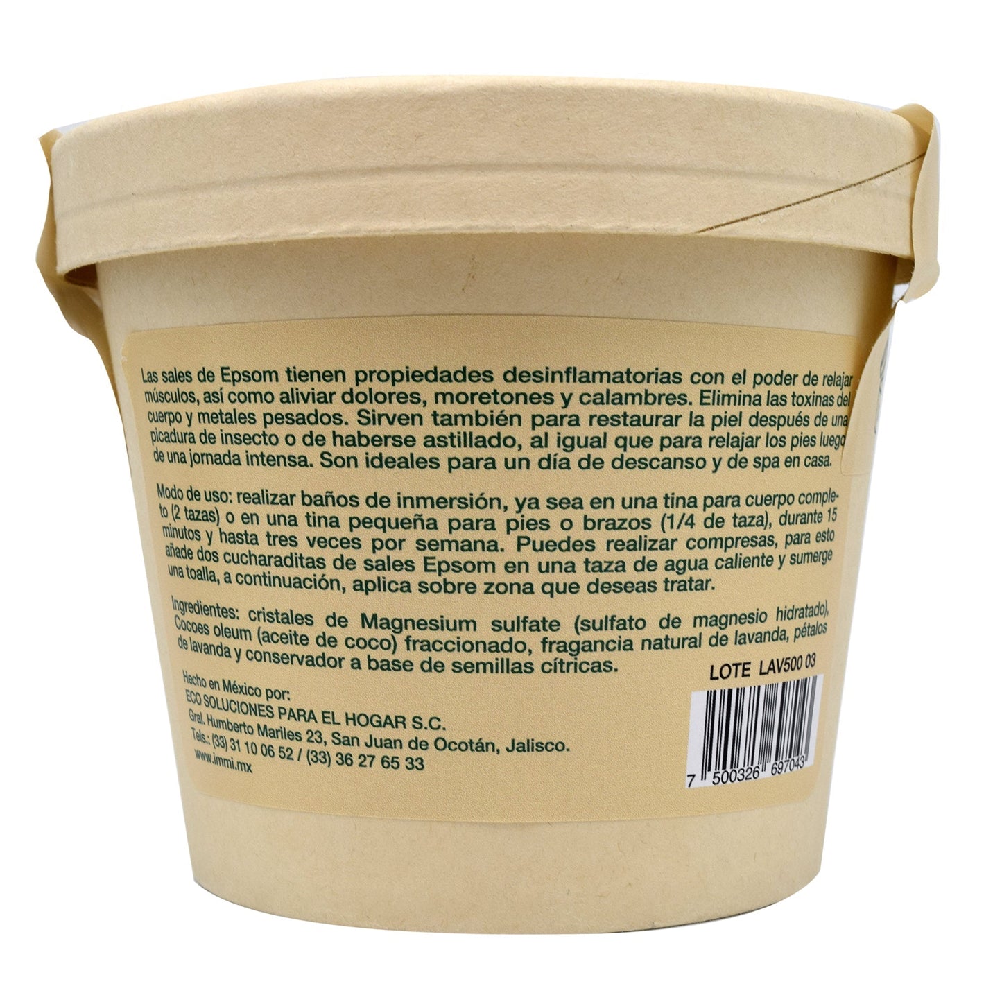 Sales De Epson Lavanda 500 G (IMMI)