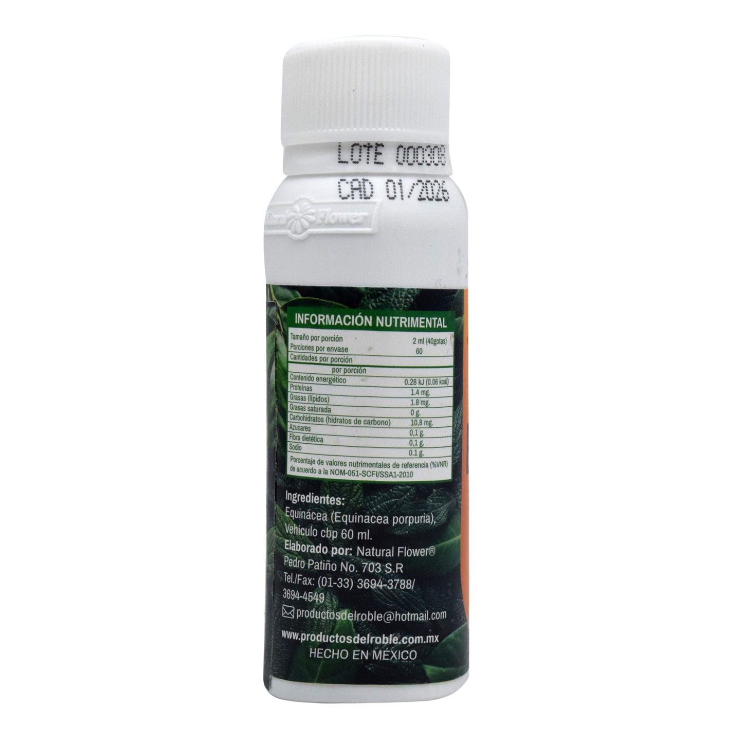 Extracto Equinacea 55 Mililitros (NATURAL FLOWER)