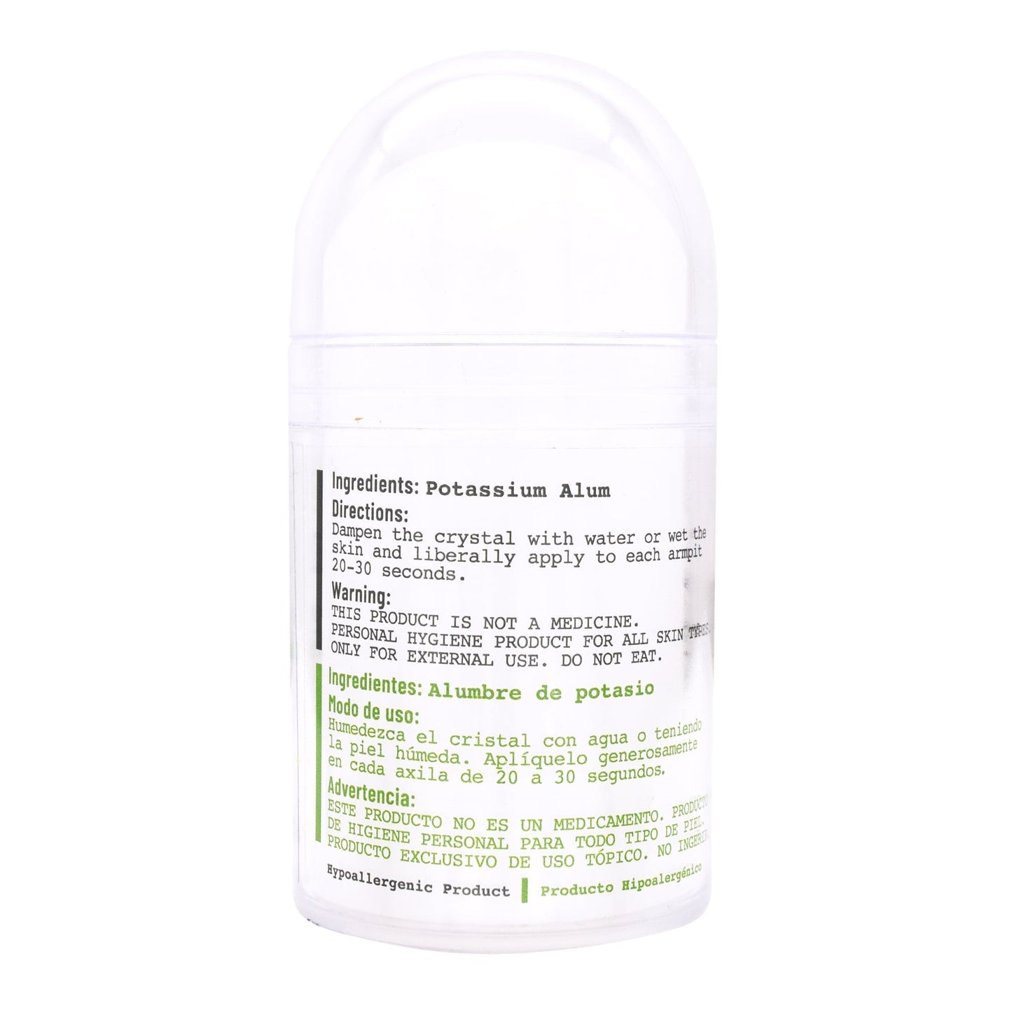 Desodorante Cristal 100 G (VITAL GREEN)