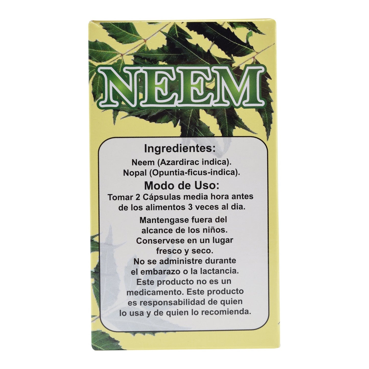 Neem 90 Cápsulas (GCE HEALTH & BEAUTY)