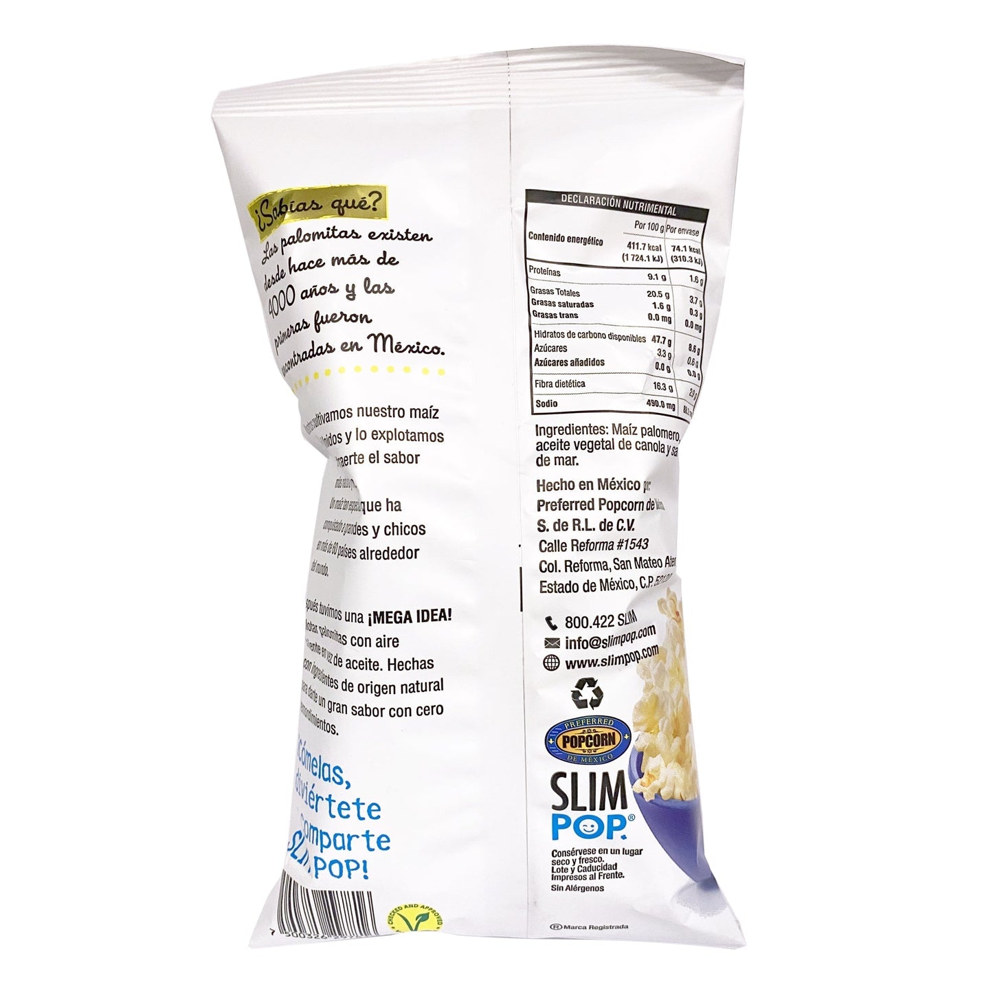 Palomitas Sal Mar 18 G (SLIM POP)