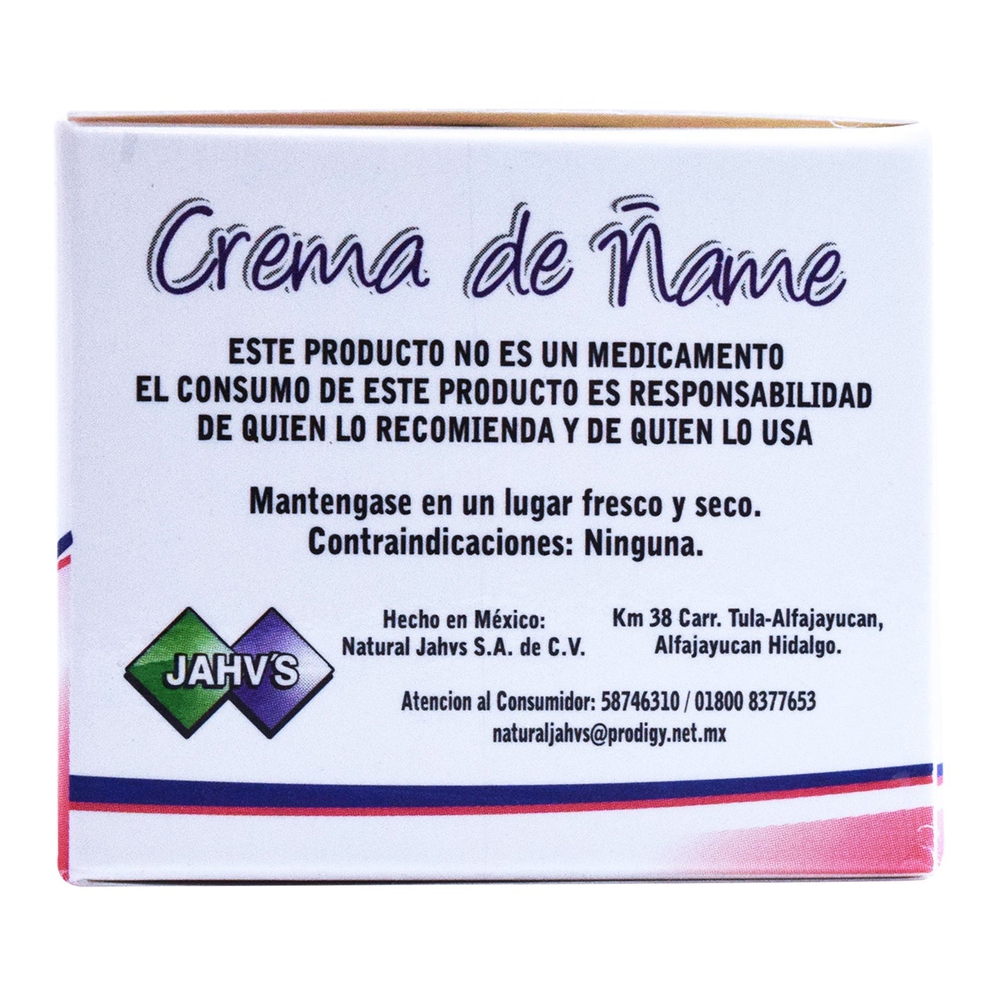 Crema De í±ame 60 G (NATURAL JAHVS)