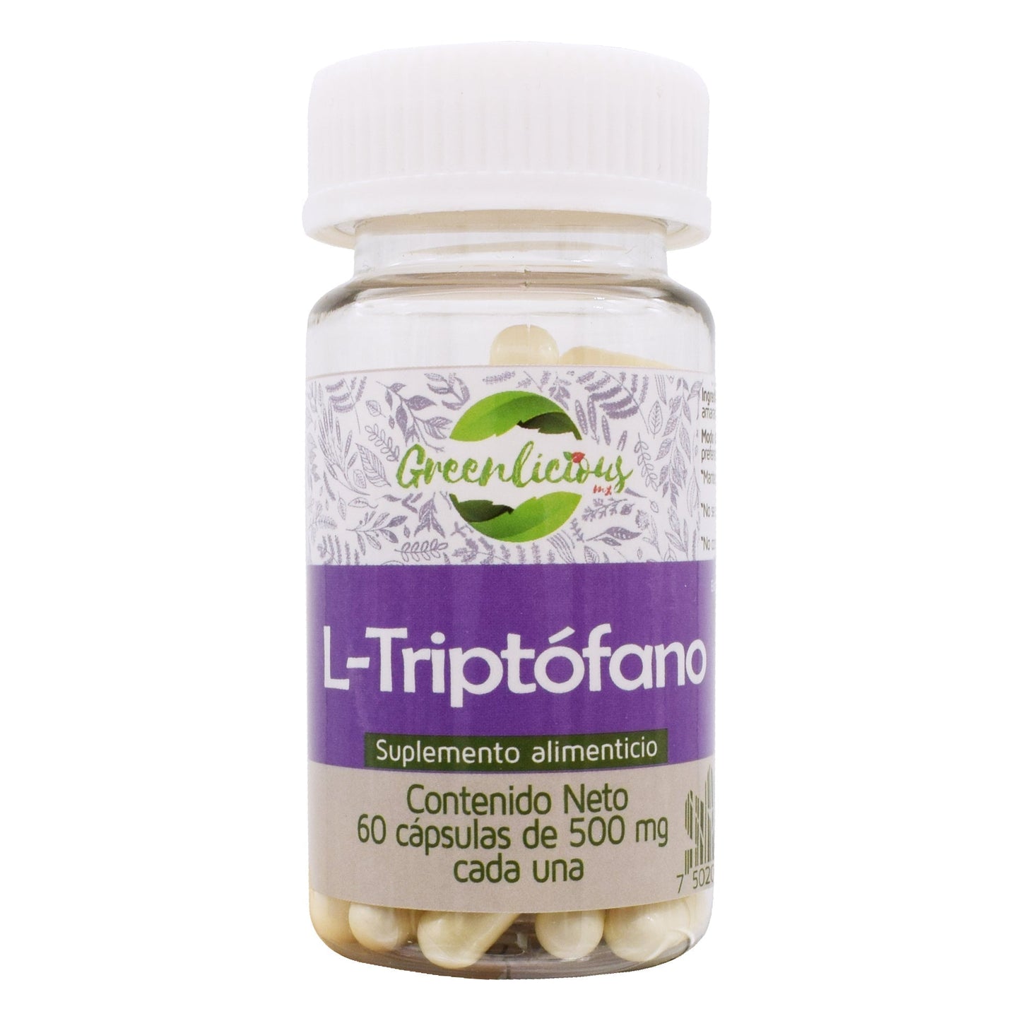 L Triptofano 60 Cápsulas (GREENLICIOUS MX)