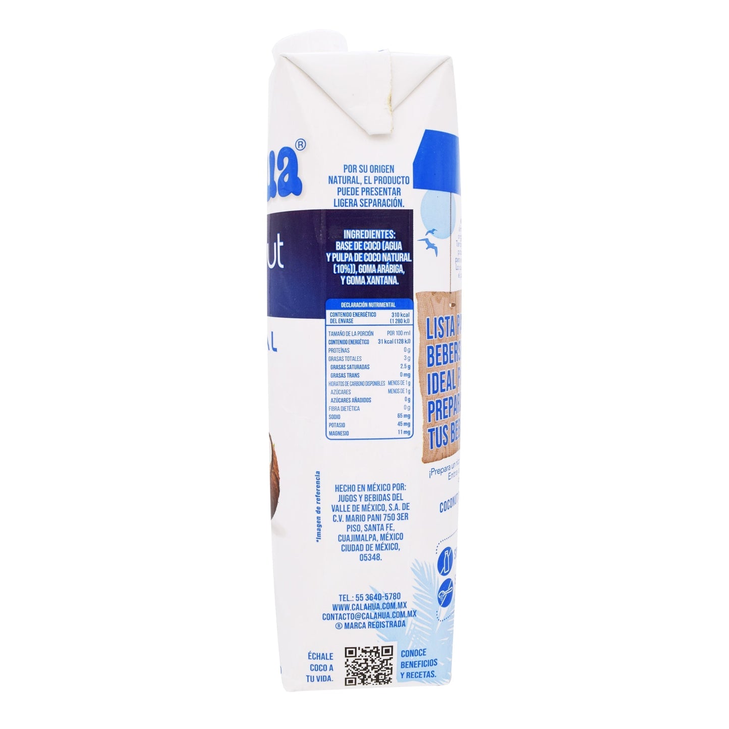 Leche De Coco 1 L (CALAHUA)