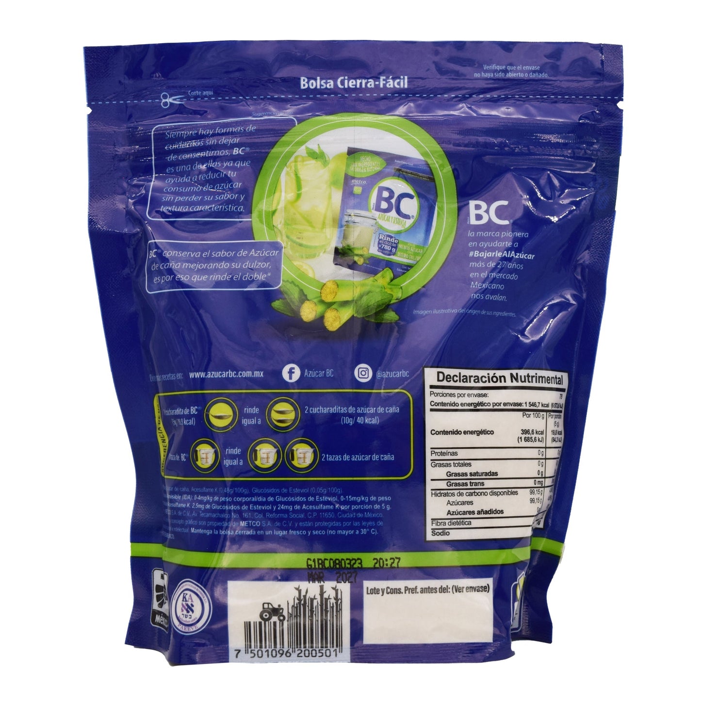 Azucar Bc 390 G (METCO)