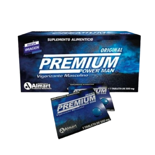 Power Man Cartera Pastilla Azul C/1 Tabletas De 500mg vigorizante