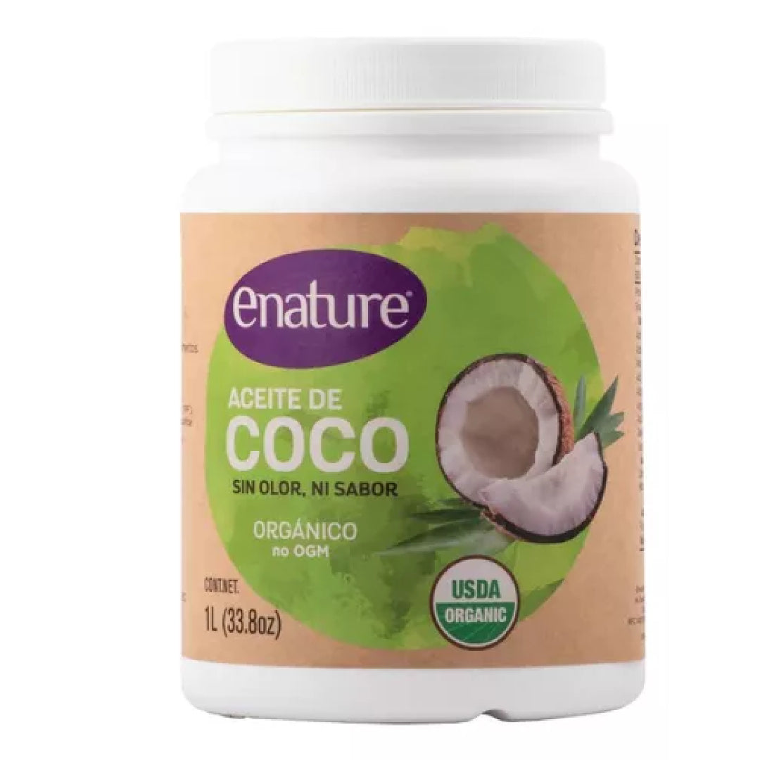 Aceite De Coco Organico Virgen 1 L