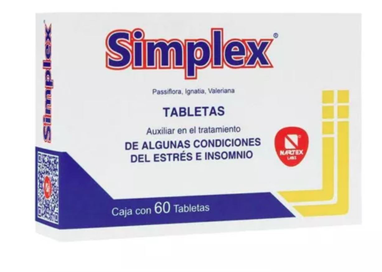 Simplex Pasiflora Valeriana Eliminan Estrés Y Ansiedad