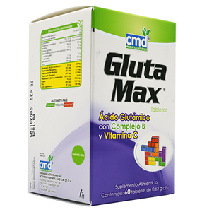 Glutamax Acid Glutami Vit B Y C 60 Cap