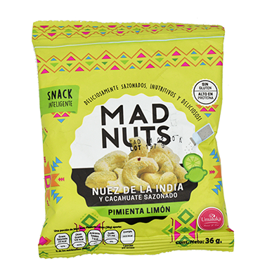 Nuez De La India Y Cacahuate Mix Sal De Mar 36 G