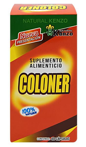 Coloner 60 Cápsulas con fibra y plantas digestivas – Limpieza intestinal