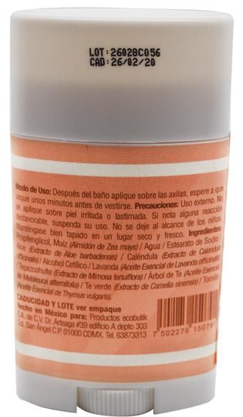 Desodorante Lavanda Y Tea Tree 50 G