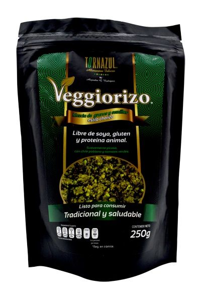 Chorizo Vegano Verde 250 G
