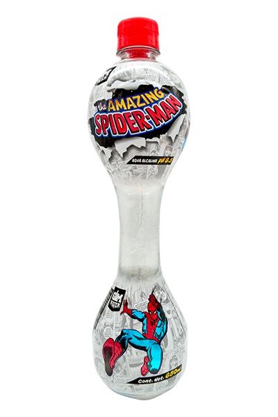 Gym Water Spiderman Agua Alcalina 650 Ml