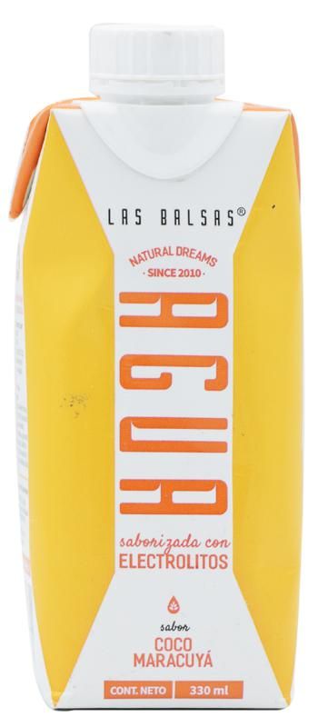 Agua Con Electrolitos Sabor Coco Maracuya 330 Ml