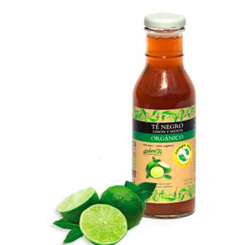 Te Negro Organico Sab Limon Menta 350 Ml