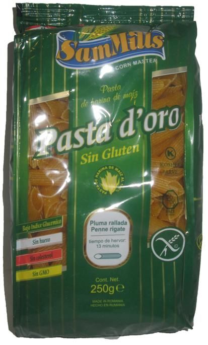 Pasta Sin Gluten Pluma Rallada 250 G