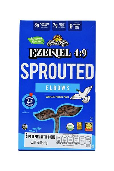 Pasta De Coditos De Cereales Germinados 454 G ( Ezekiel 4:9 )